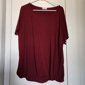 Torrid 24/7 Red shirt size 2